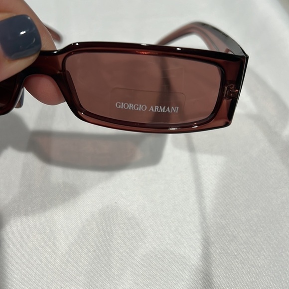 Giorgio Armani Burgundy sunglasses. NWT. - Picture 5 of 12